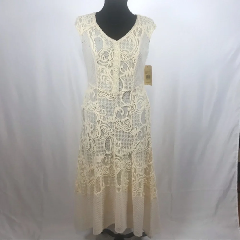 Sold—Reba Island Getaway Midi Dress in Butter - Picture 2 of 15